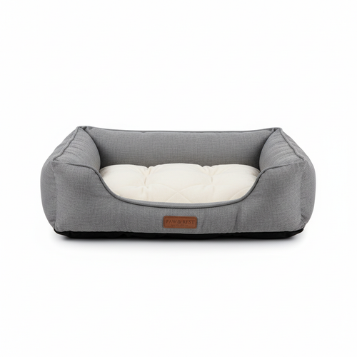 Comfortable orthopedic dog bed with soft cushion