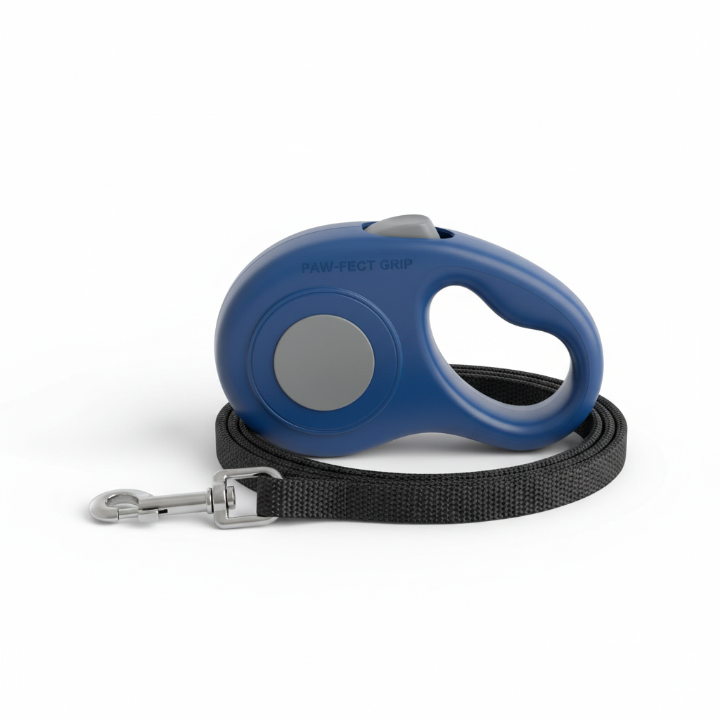 Retractable Dog Leash Blue